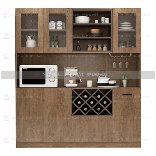 Kệ Bếp Gỗ KBG039 - Tủ Bếp, Tủ Rượu, Tủ Trang Trí Nhà Đẹp